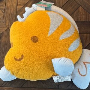 Disney Pillowfort Flounder Plush in Yellow and Blue